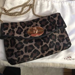 Coach Calf hair fancy handbag